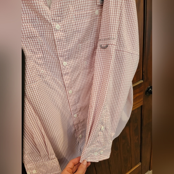 Men's PFG Super Tamiami Fishing Shirt. Embroidered OU - Picture 5 of 15